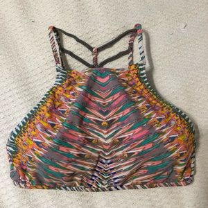 Raisins Multicolor Halter Bathing Suit Top
